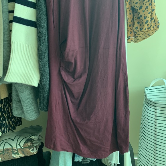 Ava Sky Mini Dress (Plum) - Picture 3 of 4